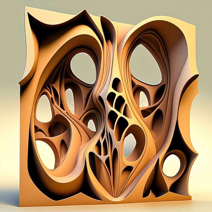 3D модель Антоні Гауді (STL)